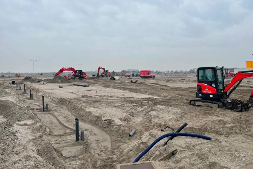 Riolering nieuw aanleggen Bogaard Infra BV