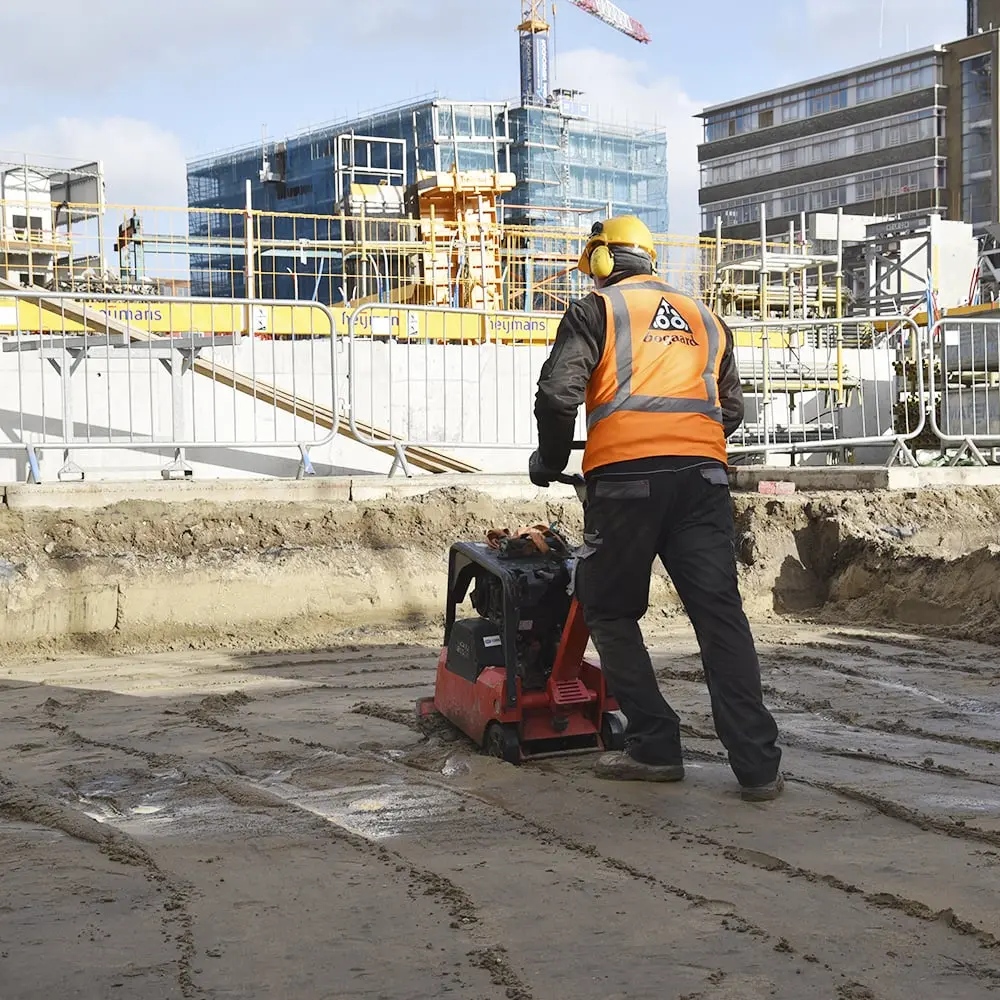 Bogaard Infra grondwerk project Rotterdam