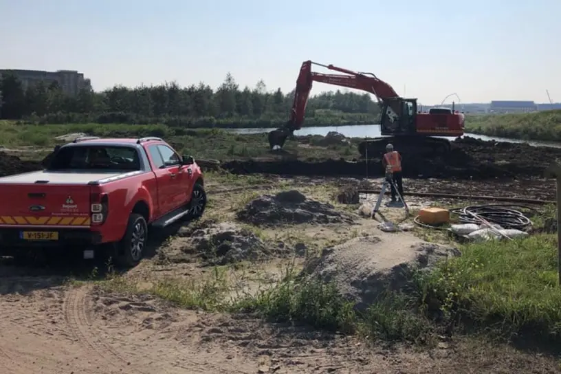 Grondverzet werk machines Bogaard Infra