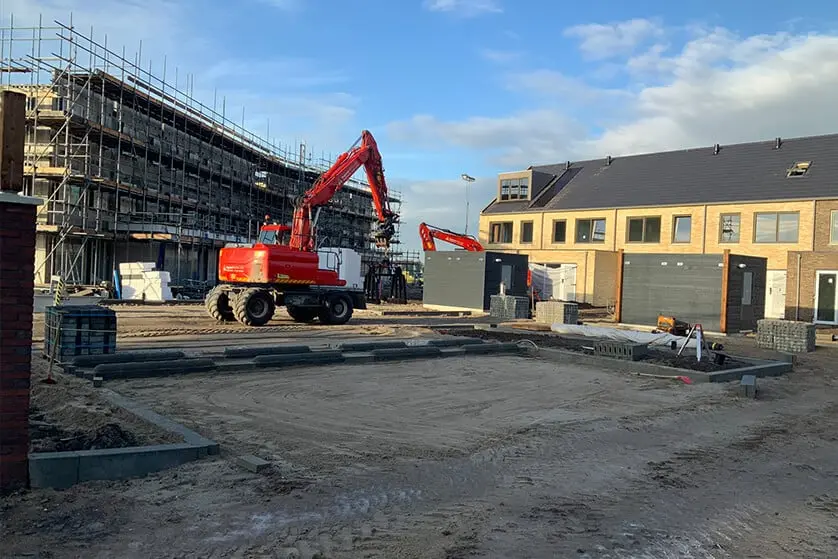 Woonrijp maken nieuwbouw Bogaard Infra BV